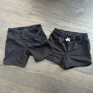 Black Biker Biker Shorts and Sweatshorts